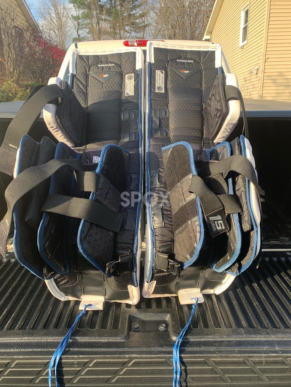 Bauer Supreme 1S Goalie Pads – Senior Large (35+1) | Game-Ready White