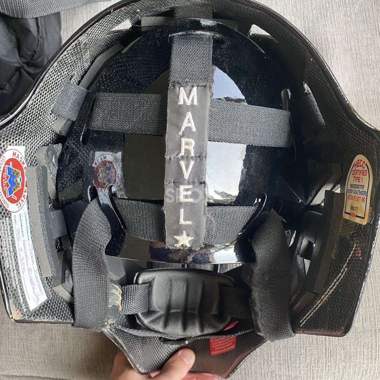 Masked Marvel Senior Goalie Mask | Great Condition | Black