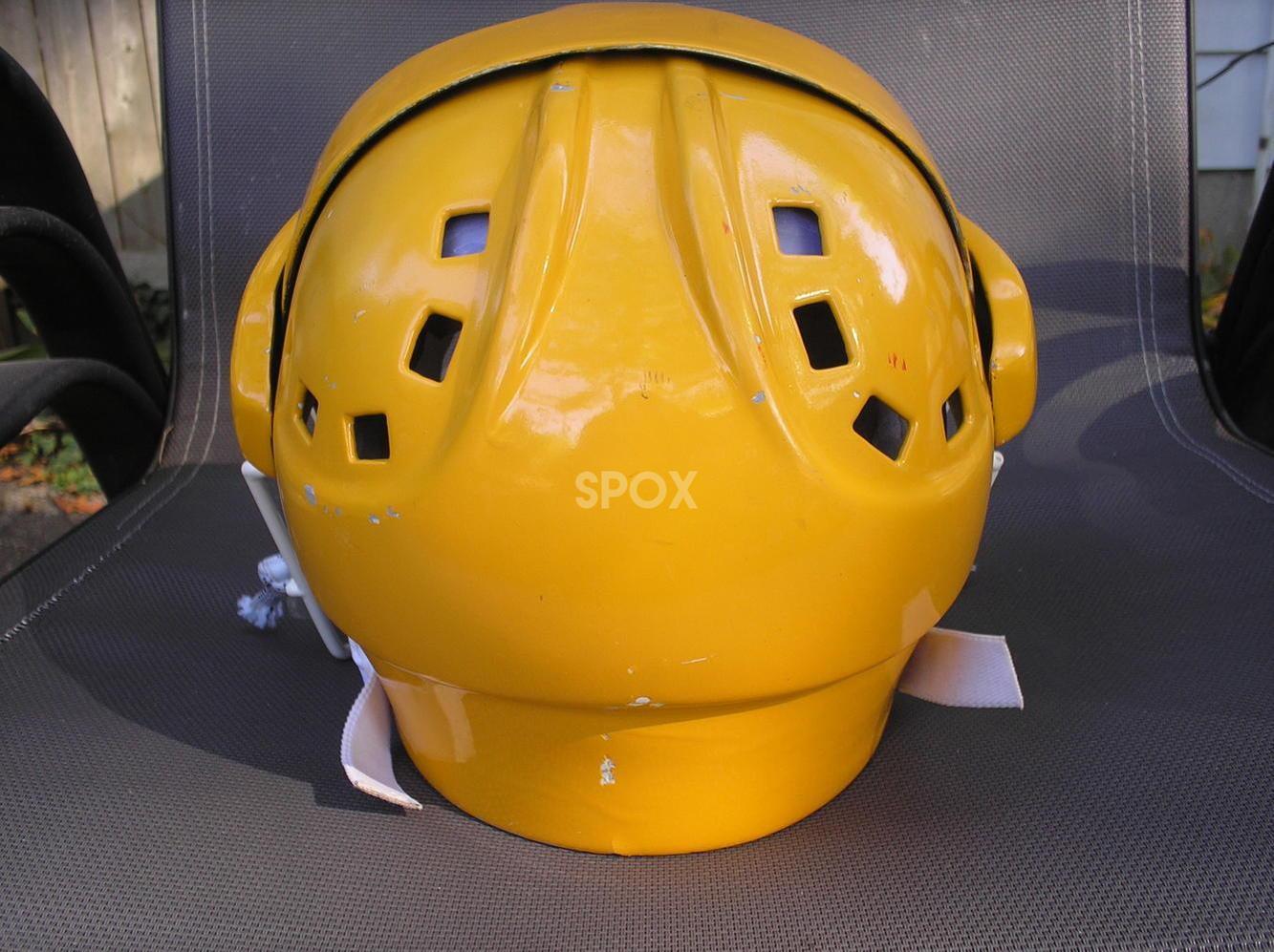 Gold Olympia Composite SK 2000 Clone Goalie Mask | Senior | High-Quality Composite | Lightly Used