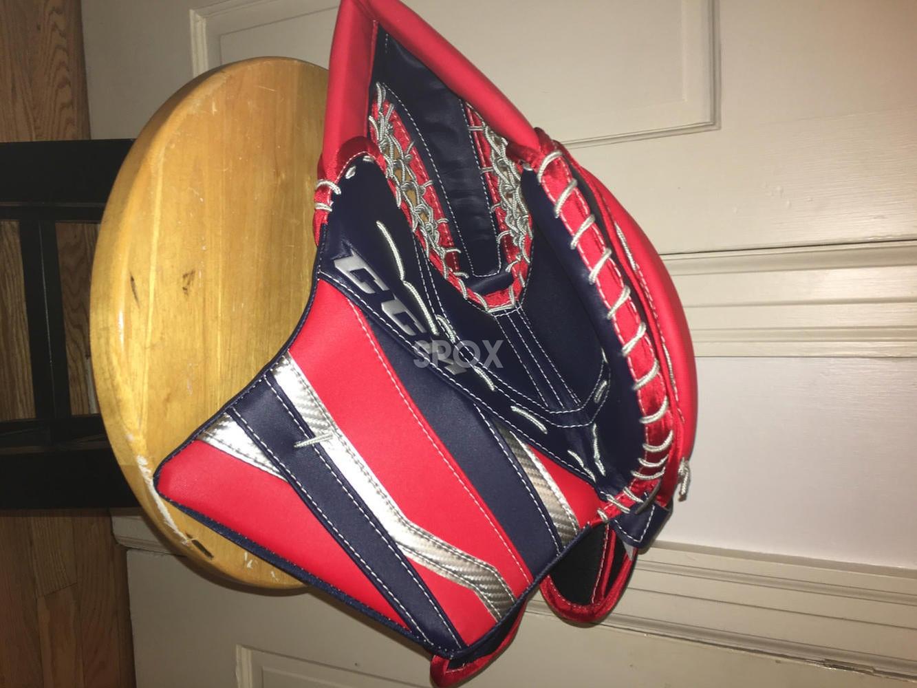 NEW CCM Extreme Flex III CUSTOM Goalie Set – Senior 35”+1 | Navy/Red/Silver