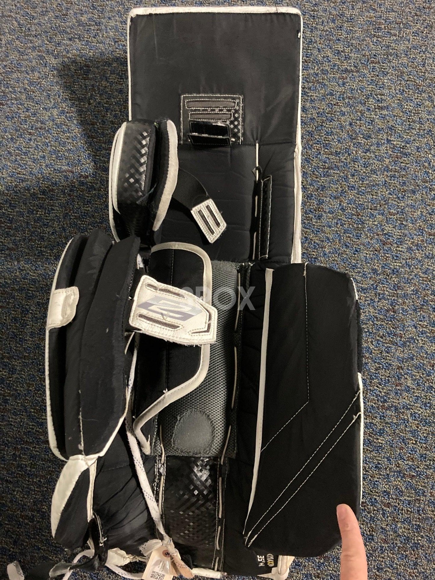 White Senior Brian's OPTiK 2 Goalie Leg Pads – 35" +1 | Game-Ready!