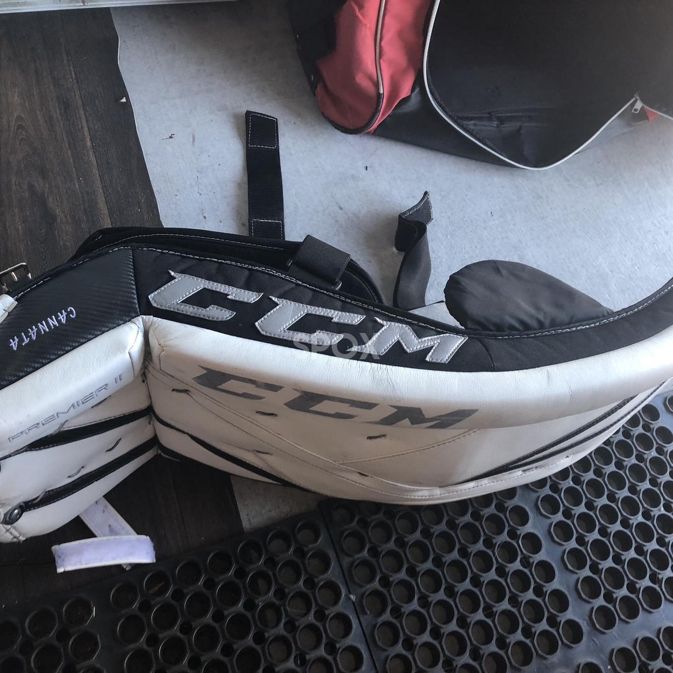 CCM Premier II Pro Goalie Full Set – Senior 35" Regular | Pro Stock | White