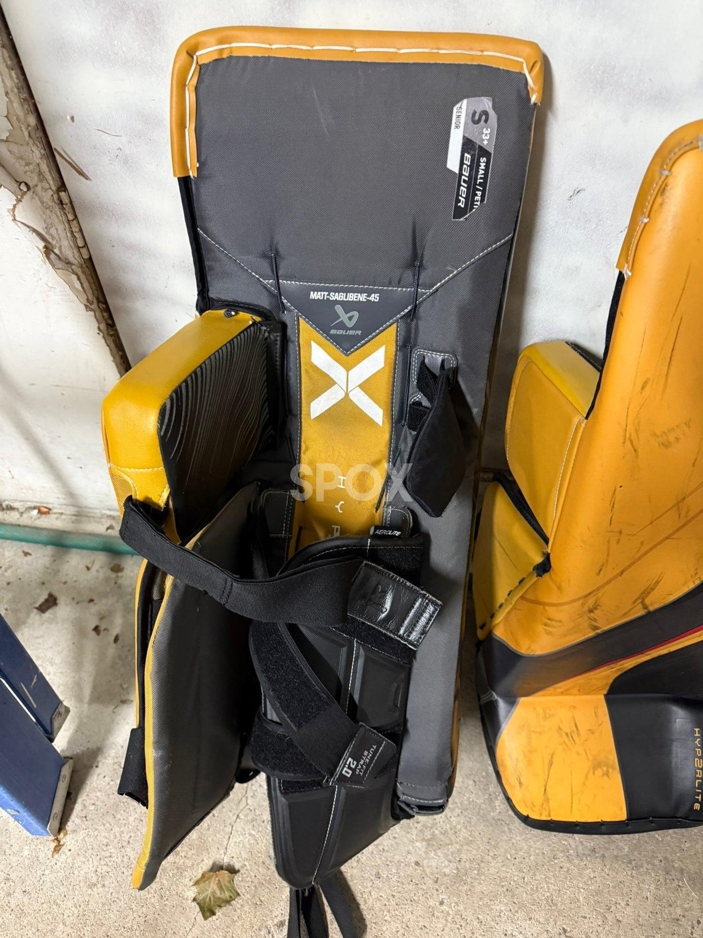 Bauer Hyperlite 2 Senior Goalie Full Set – 33" | Regular Hand | Yellow | Used