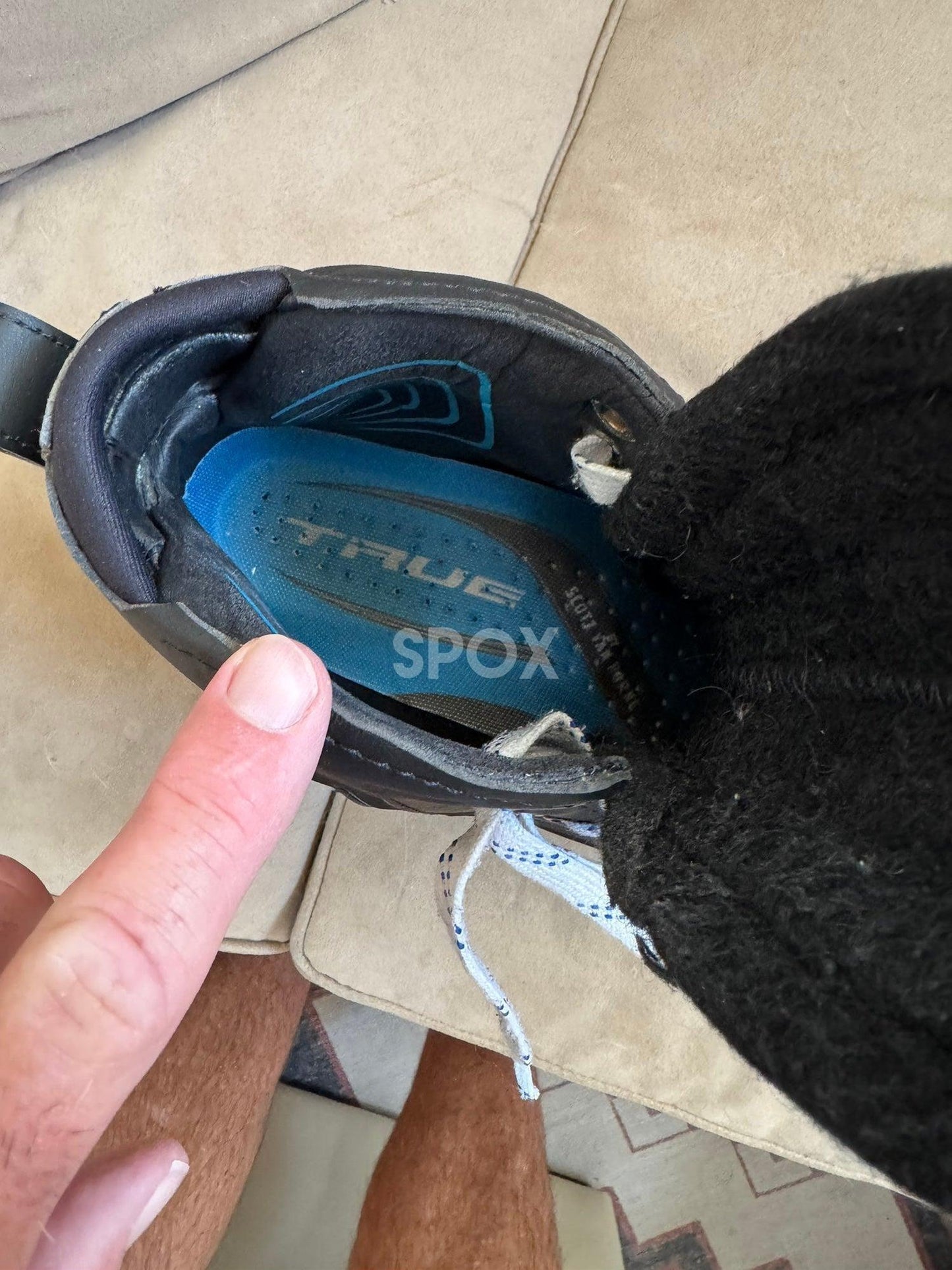 2024 True SVH Pro Two-Piece Goalie Skates – Senior 10 | Regular Width