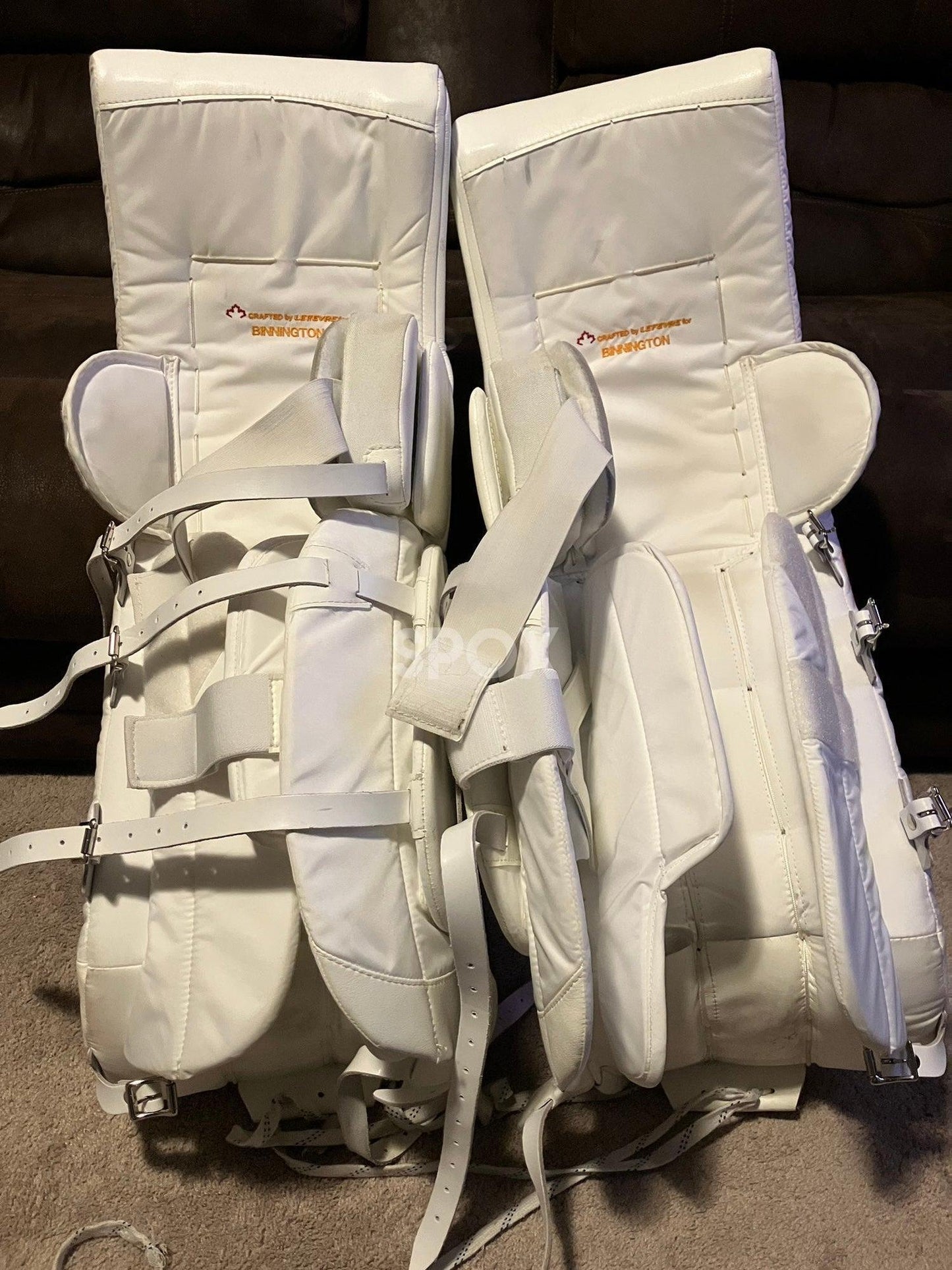 Jordan Binnington St. Louis Blues – True L12.2 34+3 Pro Stock Leg Pads