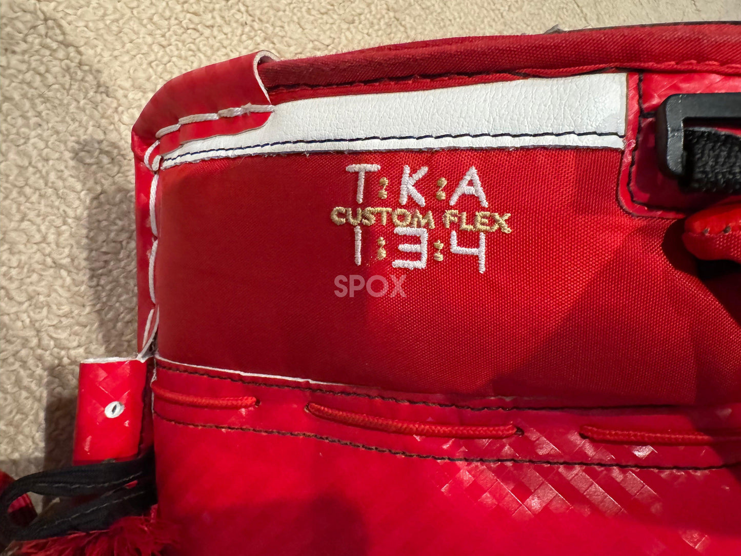 Used Brian’s GNetik V / Optik2 Goalie Full Set – 34"+1.75 | Pro Stock Red