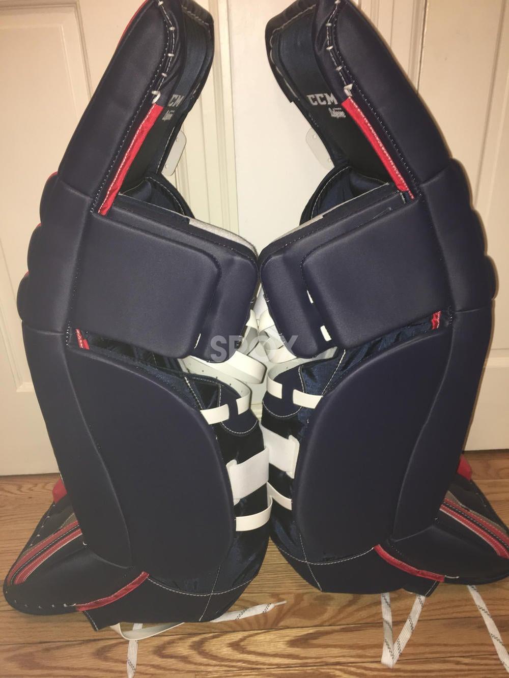 NEW CCM Extreme Flex III CUSTOM Goalie Set – Senior 35”+1 | Navy/Red/Silver