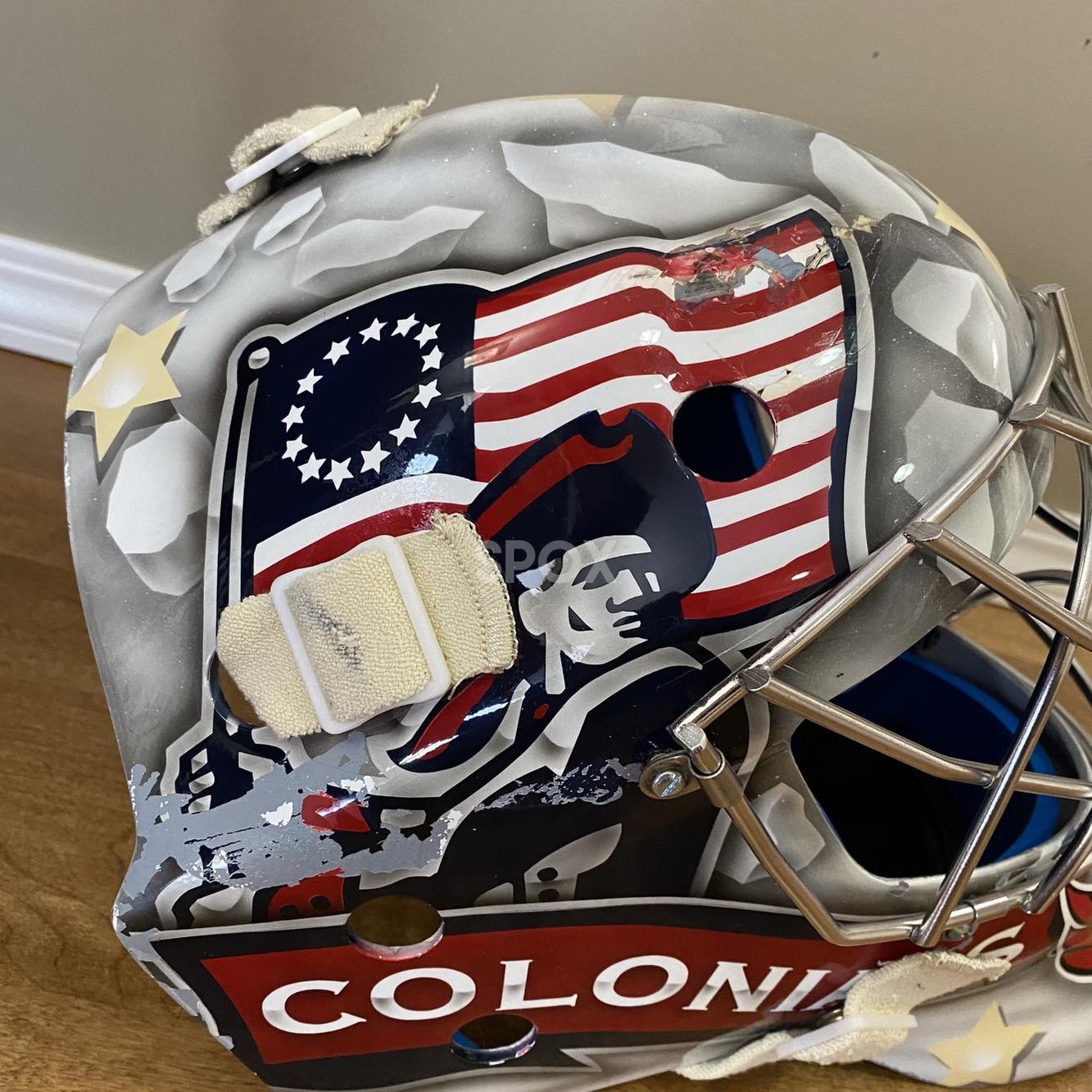 Senior Custom Painted Eddy Goalie Mask