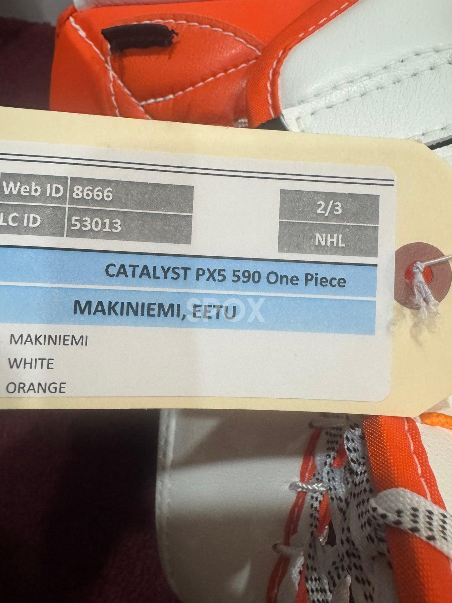 True Catalyst PX5 Pro Stock Glove &amp; Blocker Set – New | Senior White