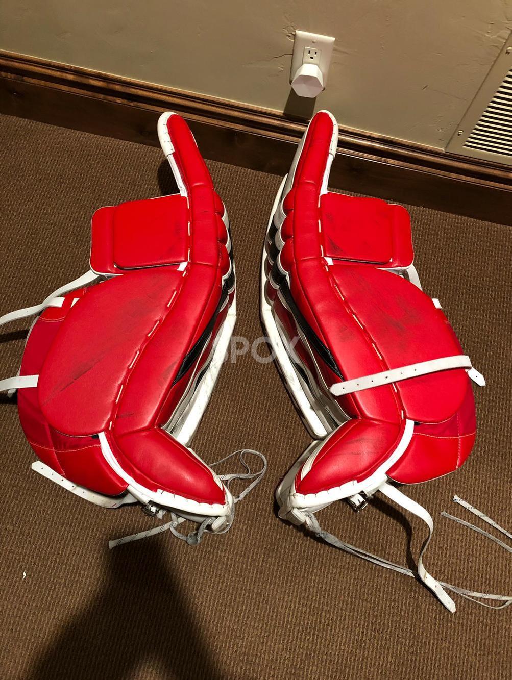 CCM Berube Pro Return Pro 3 Goalie Leg Pads – 34+2 | Senior Pro Stock