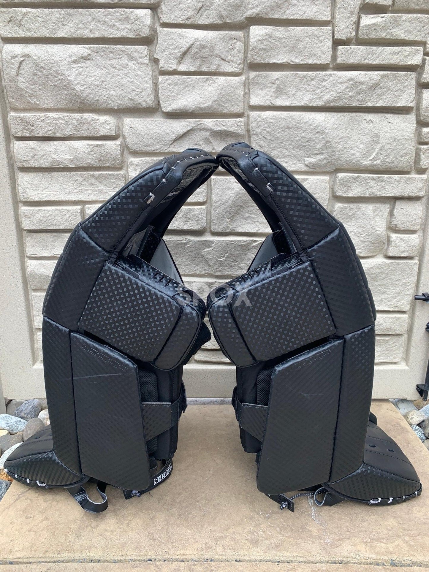 Vaughn Velocity 32+2 Senior Pro Black Goal Pads – 2024 Special Edition