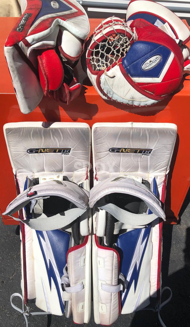 Brian’s G-Netik Pro Custom Goalie Set – Senior 34+2 | Pro-Level Performance