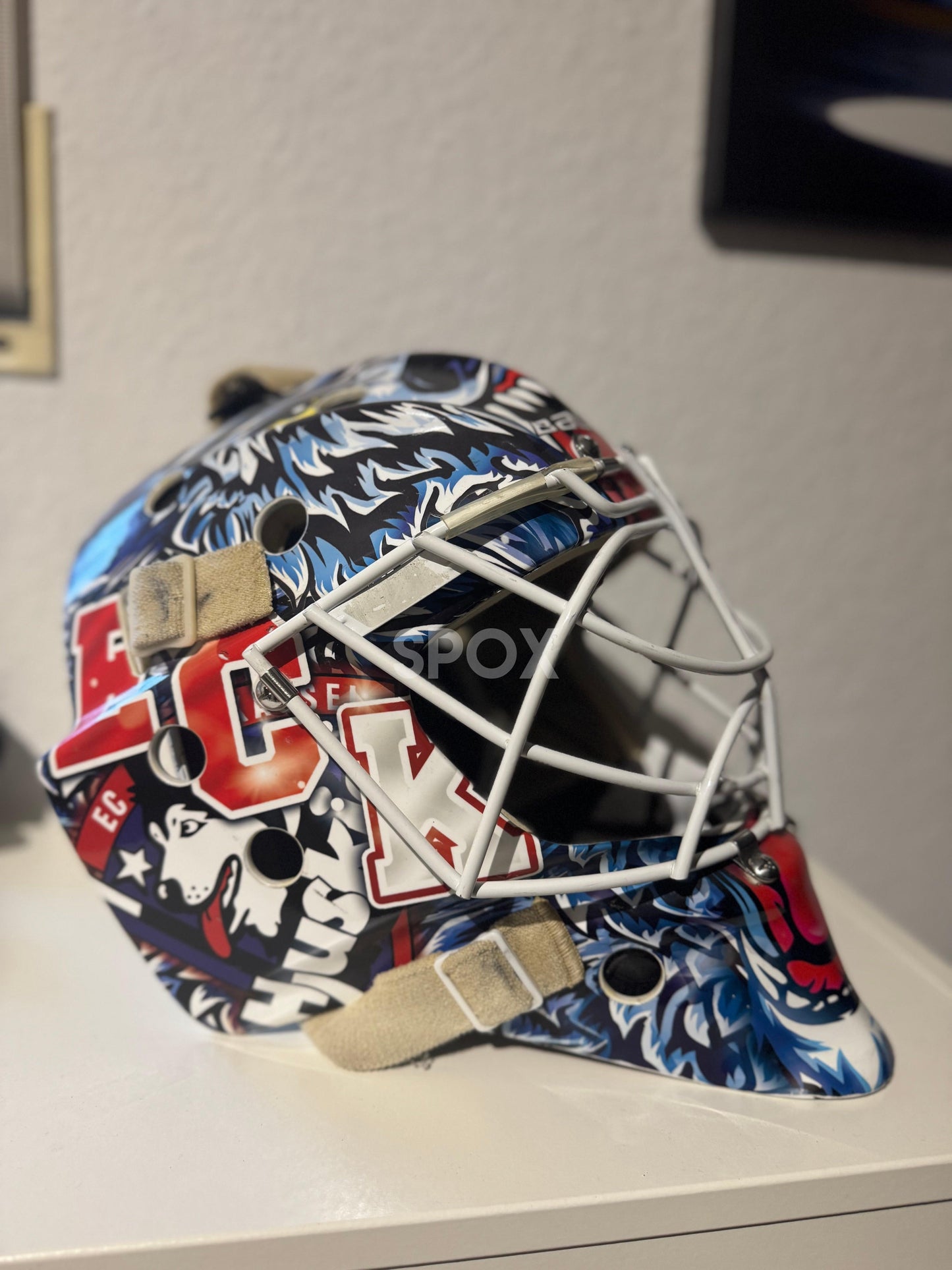 2022 Bauer Goalie Mask Pro Stock – Kassel Huskies