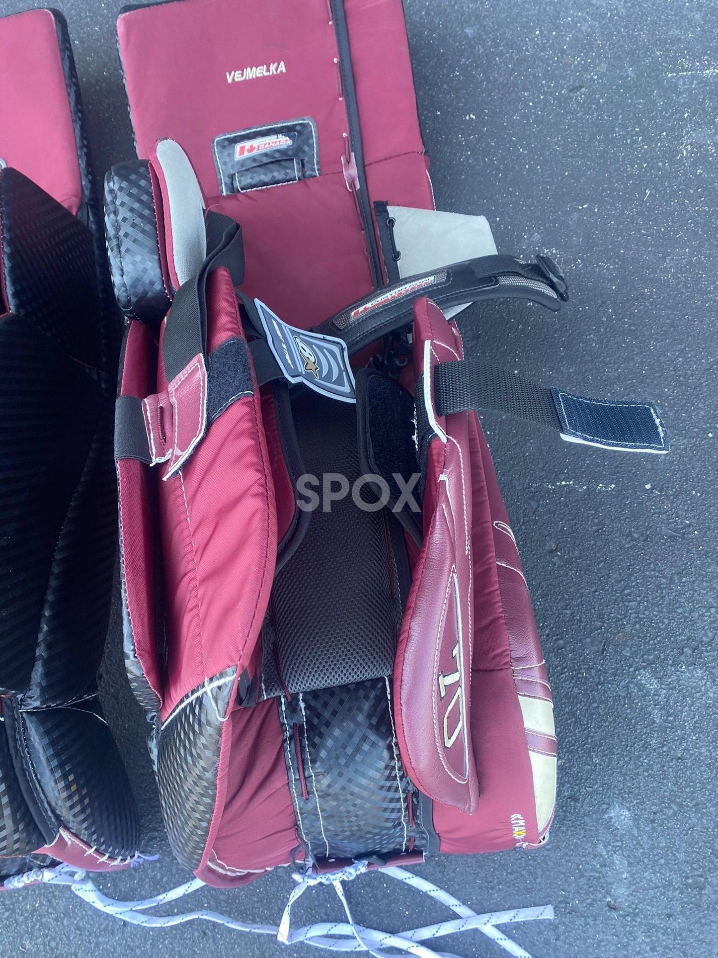 Game-Worn Arizona Coyotes Brian's Pro Stock Optik 3 Goalie Leg Pads – 35" +1