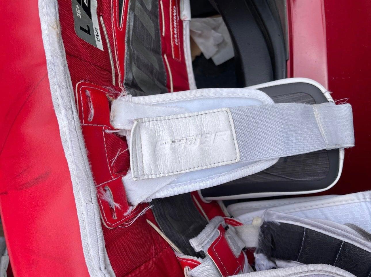 Bauer Mach Goalie Full Set – Senior 35" | Pro Stock Red