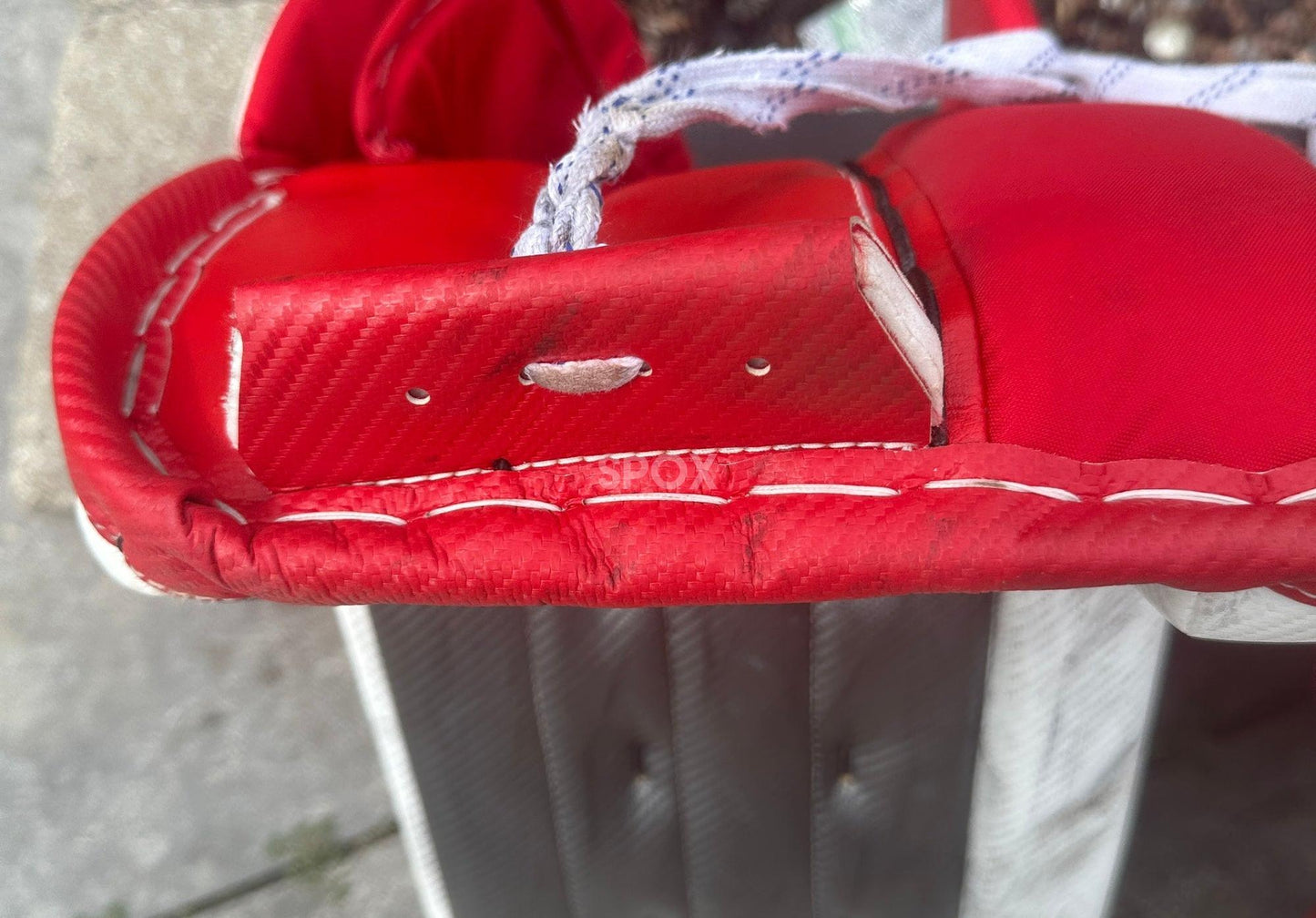 True L87 Senior Goalie Leg Pads – 33" +1 | Red | Custom Performance