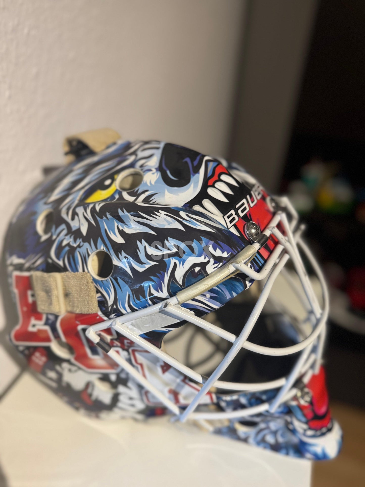 2022 Bauer Goalie Mask Pro Stock – Kassel Huskies