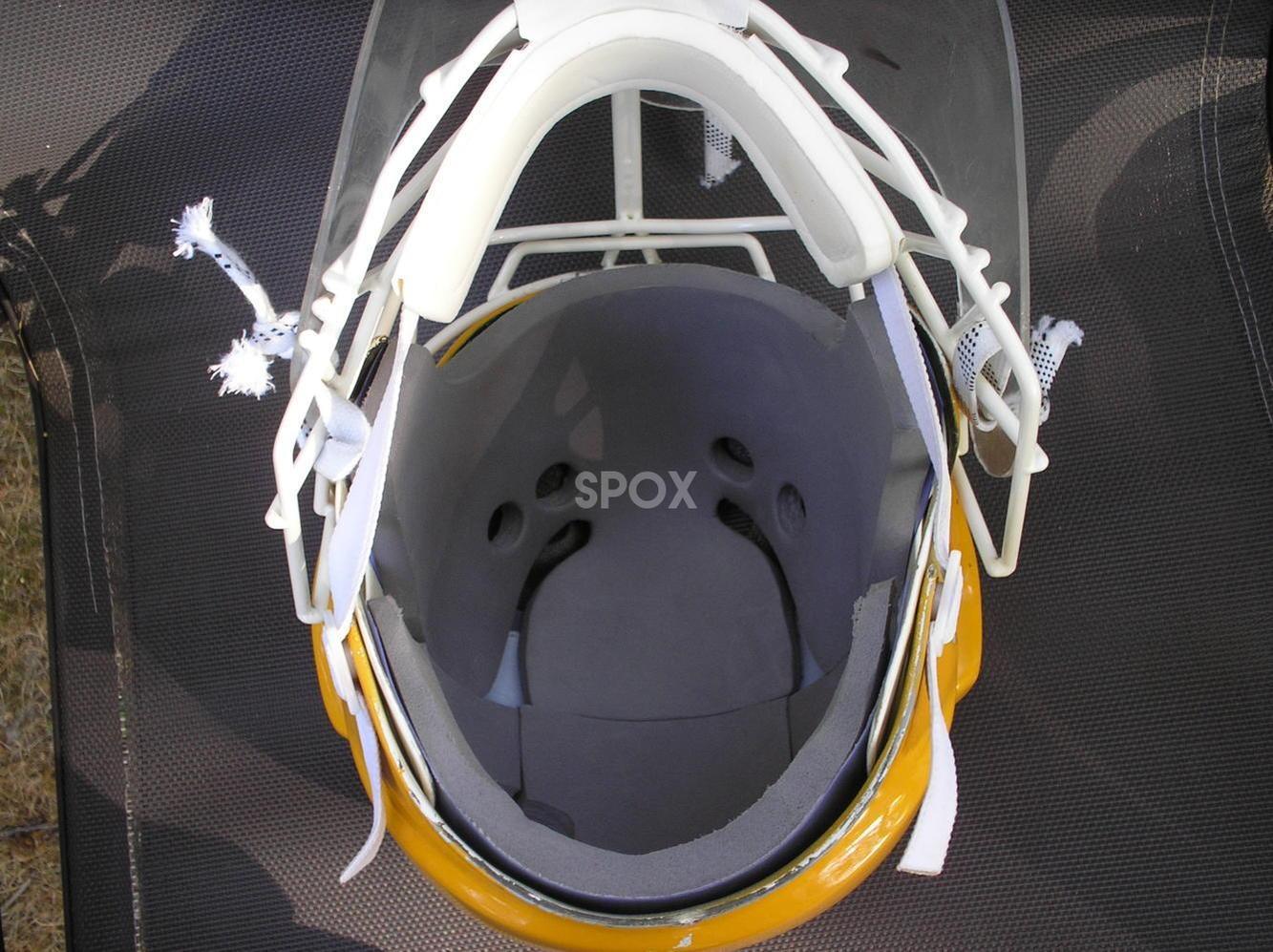 Gold Olympia Composite SK 2000 Clone Goalie Mask | Senior | High-Quality Composite | Lightly Used