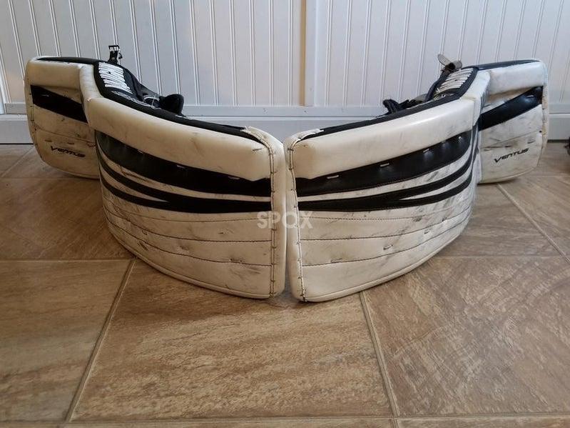 Vaughn Ventus SLR Pro Senior Goalie Leg Pads – 34+2 | Game-Ready!