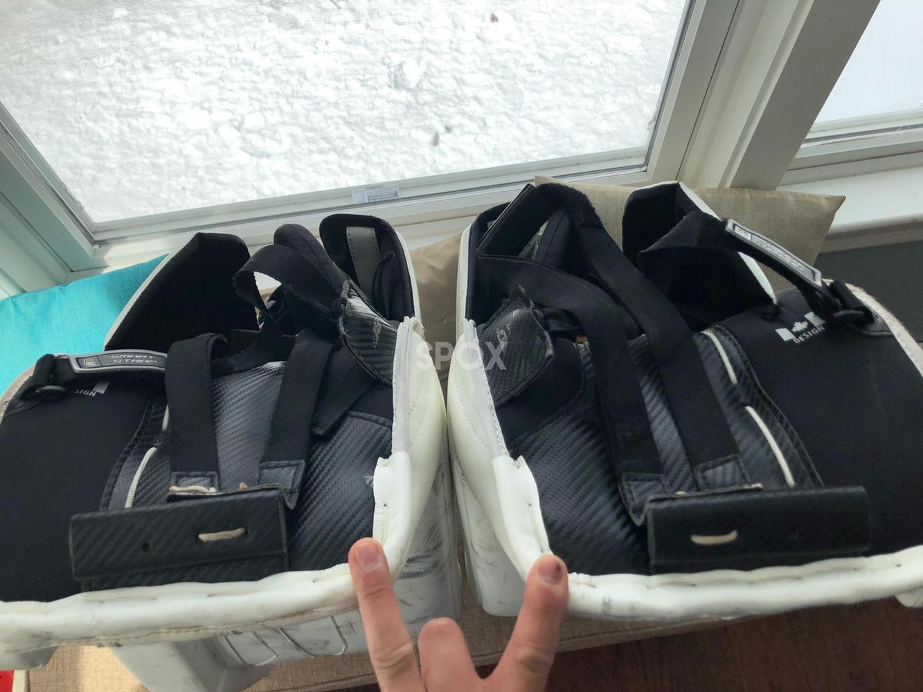 White Senior 33" Brian's G-Netik 8.0 Goalie Full Set – Game-Ready & Fully Integrated!