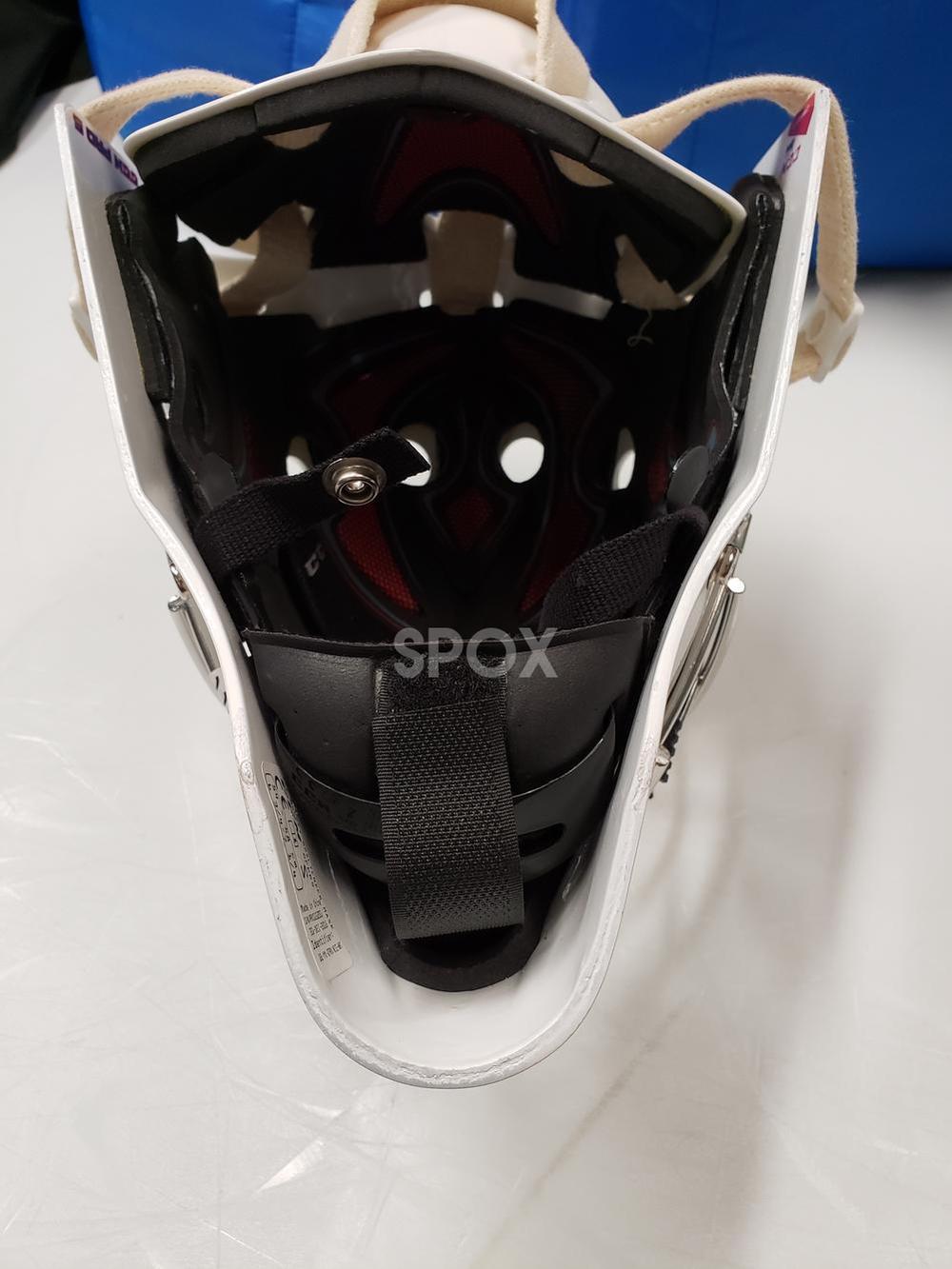 NEW CCM GF Pro Senior Goalie Mask – White | Elite Protection for Serious Goalies