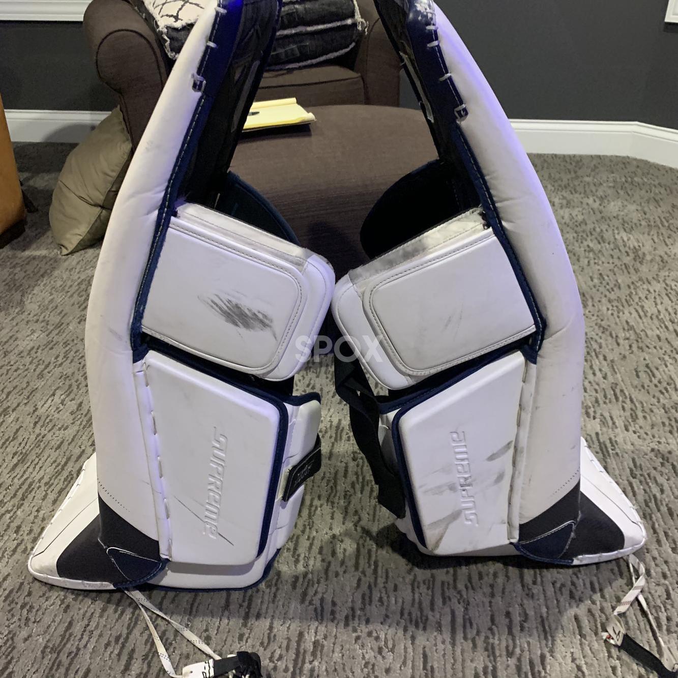 Lightly Used Bauer Supreme 2S Pro Goalie Leg Pads – Size Medium (34”) | Excellent Condition