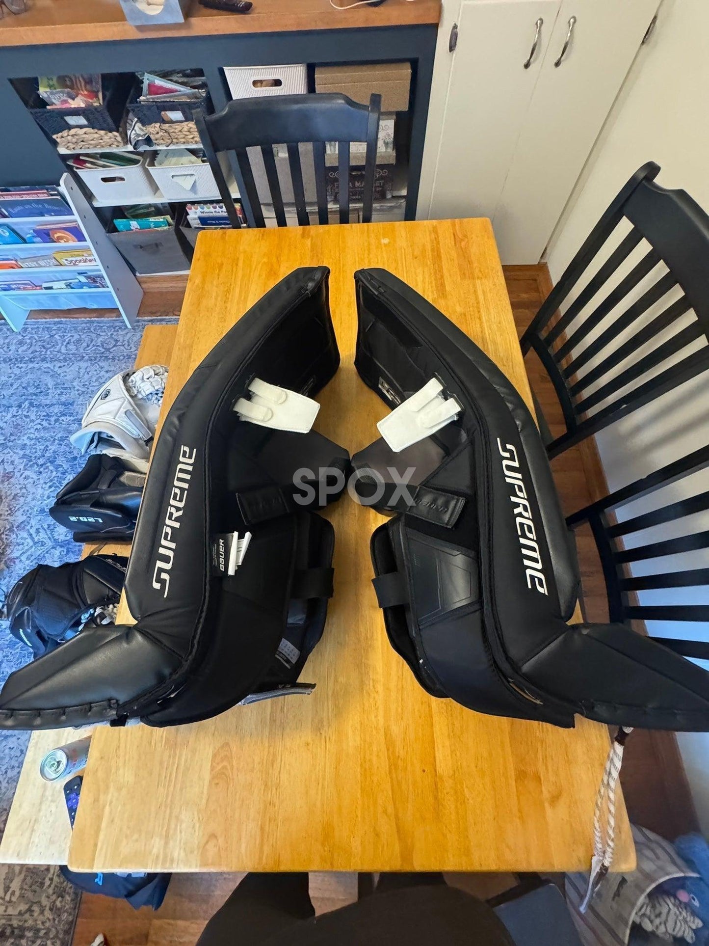 Bauer Supreme M5 Pro Goalie Leg Pads – 35" | +1.5" Extension (Used, Excellent Condition)