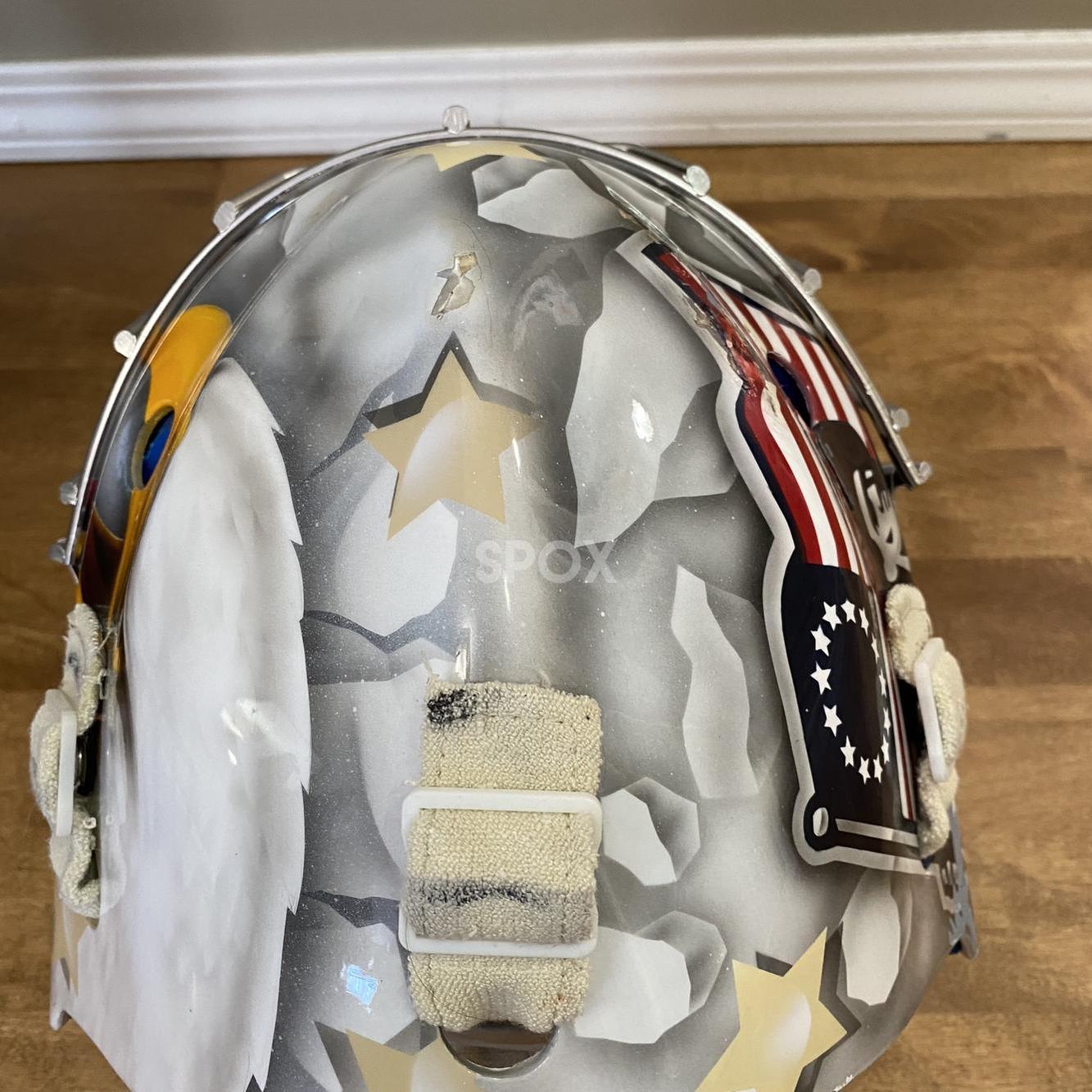 Senior Custom Painted Eddy Goalie Mask