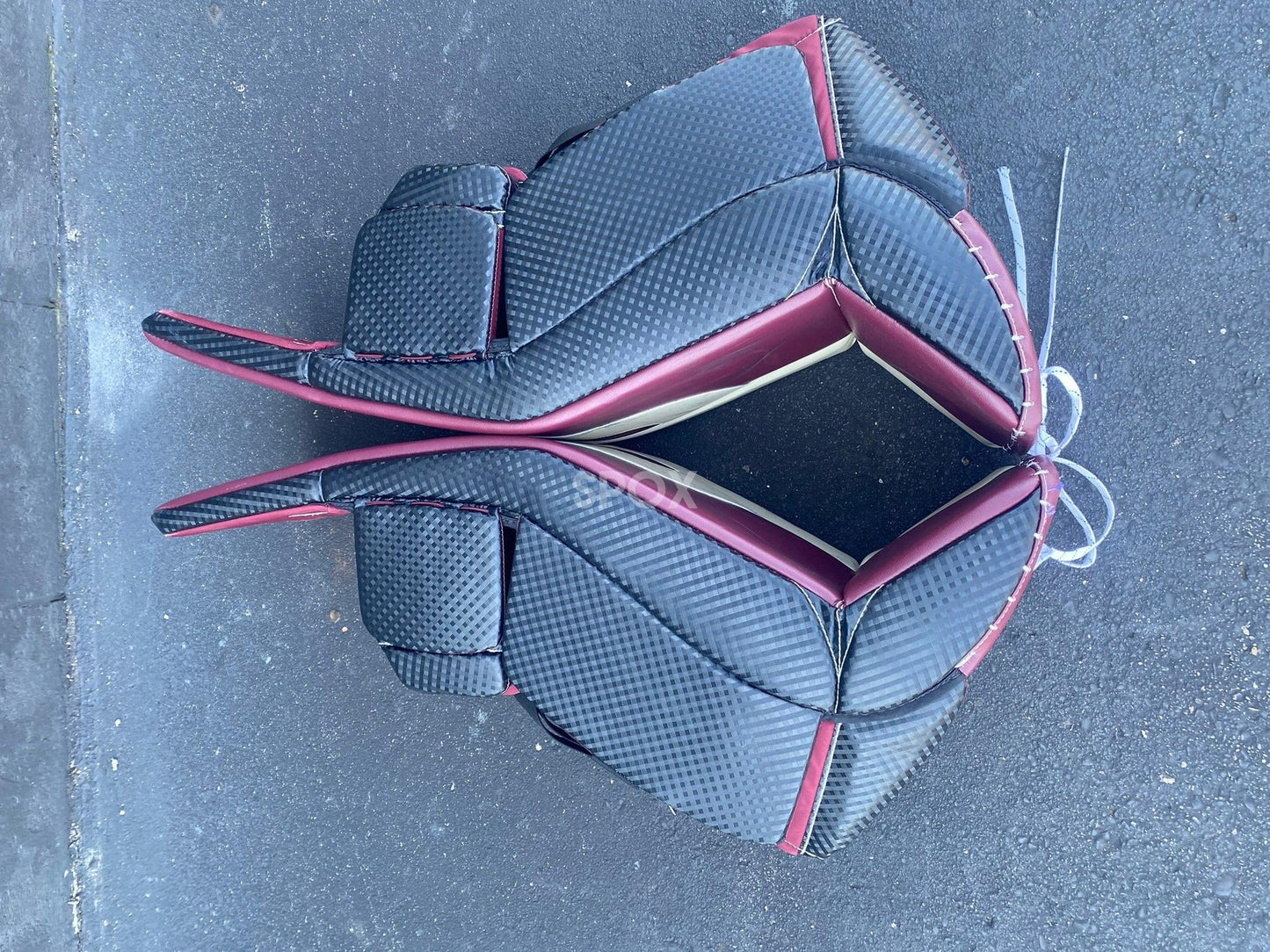 Game-Worn Arizona Coyotes Brian's Pro Stock Optik 3 Goalie Leg Pads – 35" +1