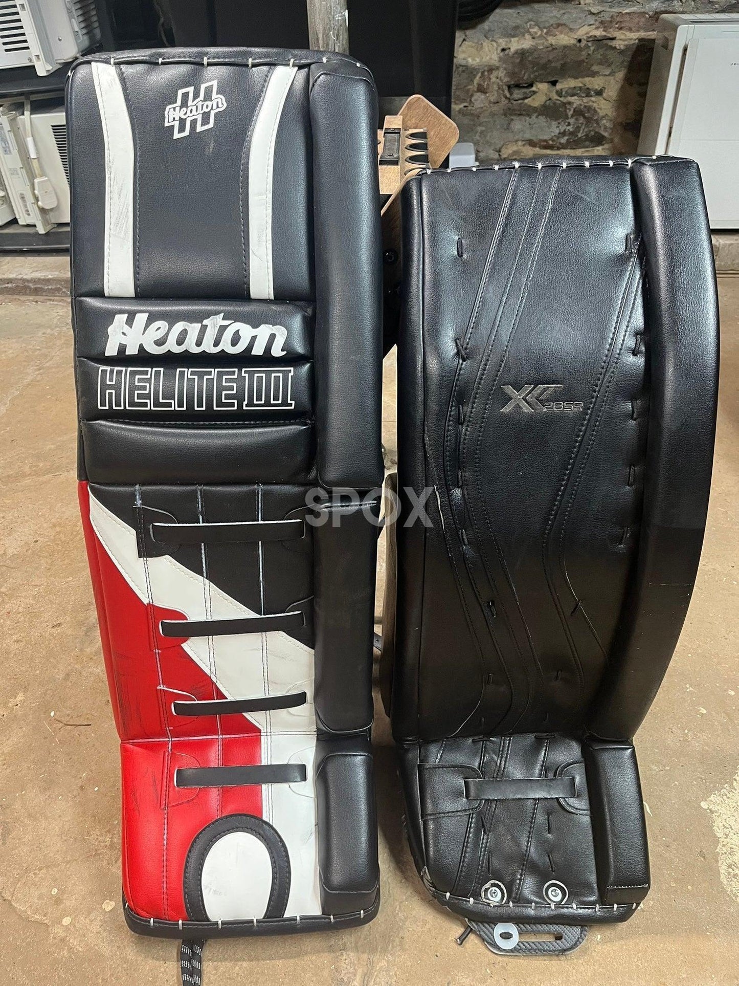 Heaton Battram 36+2 Senior Goalie Pads – Own a Piece of Hockey Legend!