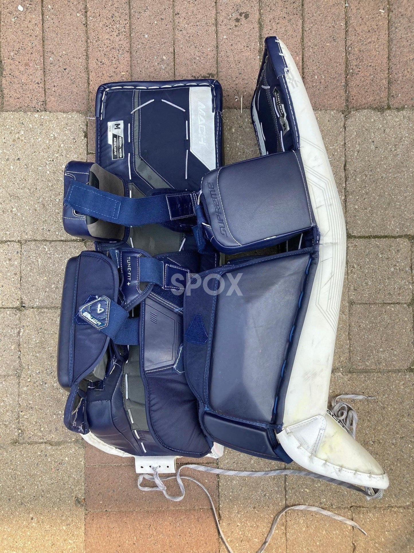 Bauer Supreme Mach Goalie Leg Pads | Senior 34" | Game-Ready Elite Performance