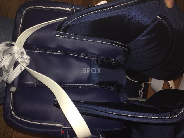 NEW CCM Extreme Flex III CUSTOM Goalie Set – Senior 35”+1 | Navy/Red/Silver