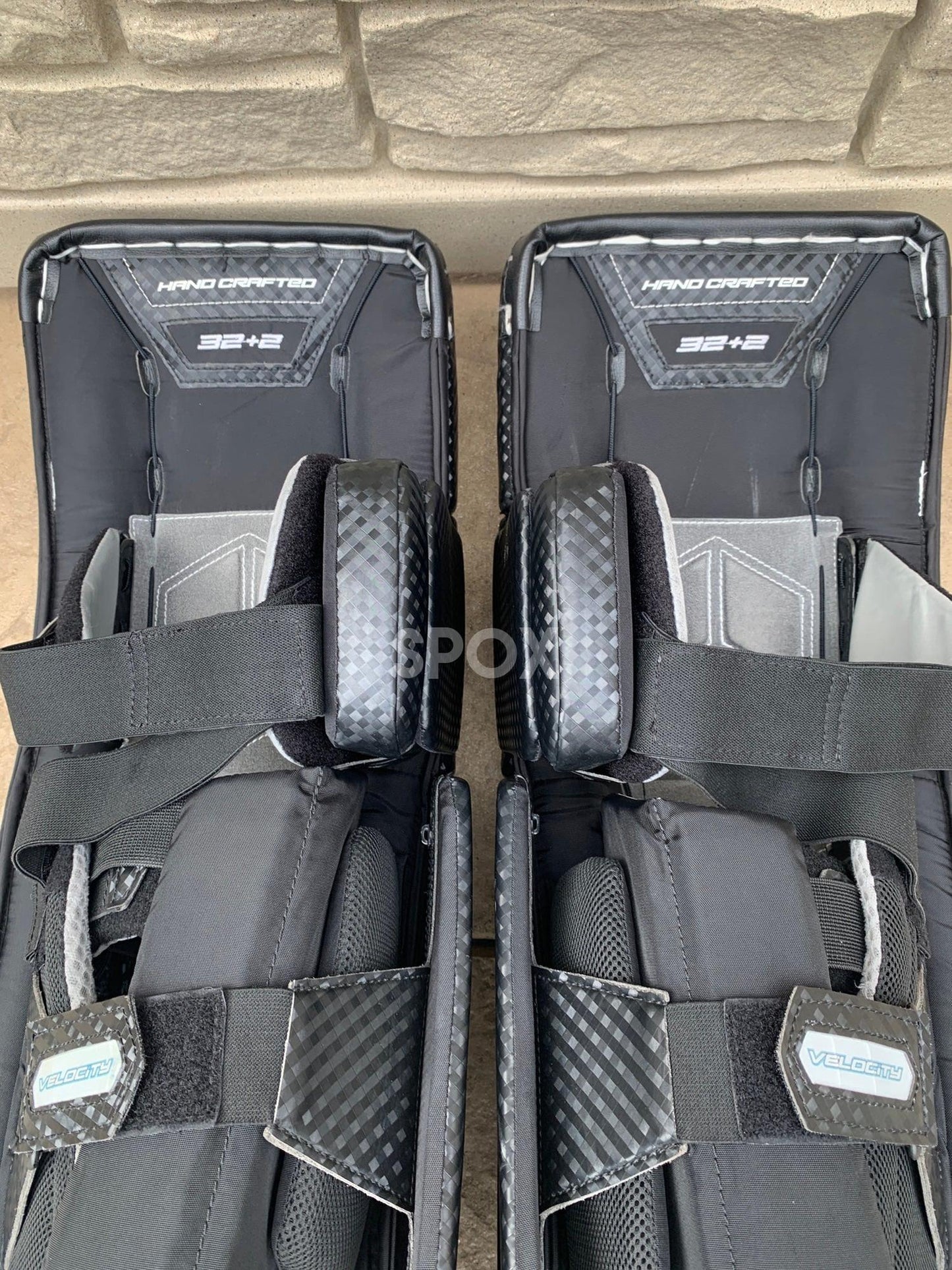 Vaughn Velocity 32+2 Senior Pro Black Goal Pads – 2024 Special Edition