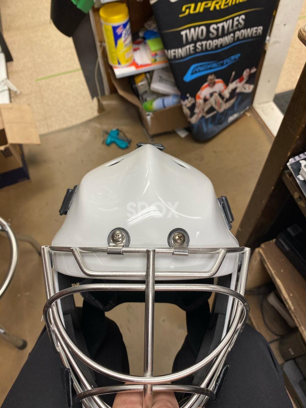 Senior Coveted Mask 905 Pro Goalie Mask (Fits 22–23”) | Carbon Fiber, Fiberglass Kevlar | Includes Mask Bag