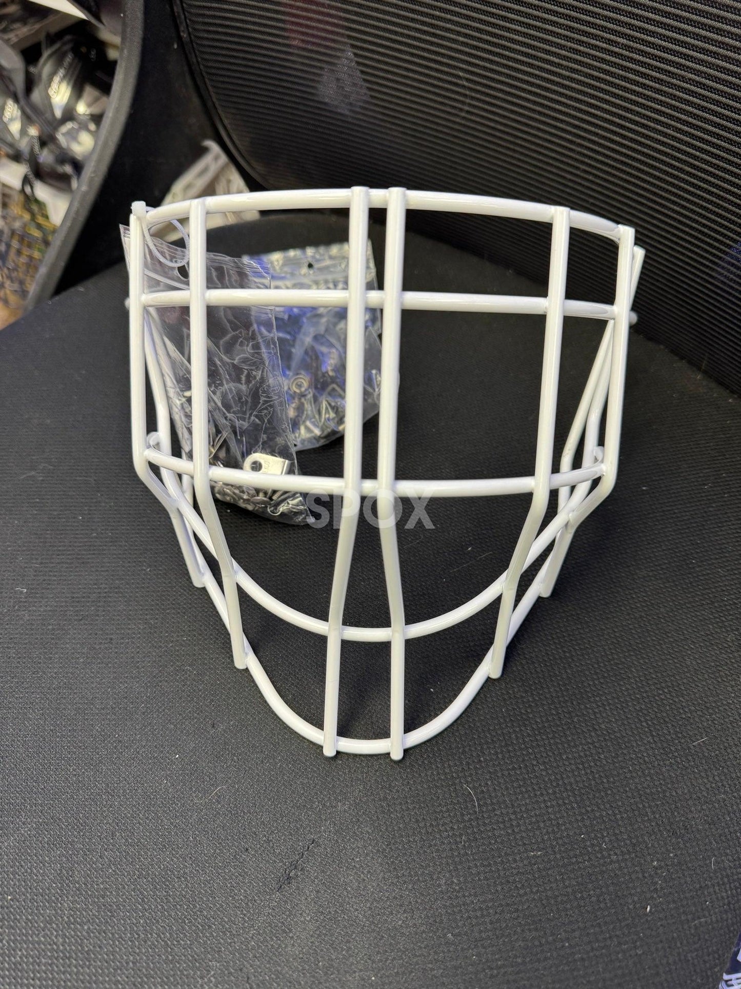 Coveted 2 Piece Goalie Mask Combo 🏒🥅 – Extra Cage, Bag & Hardware Kit Included!