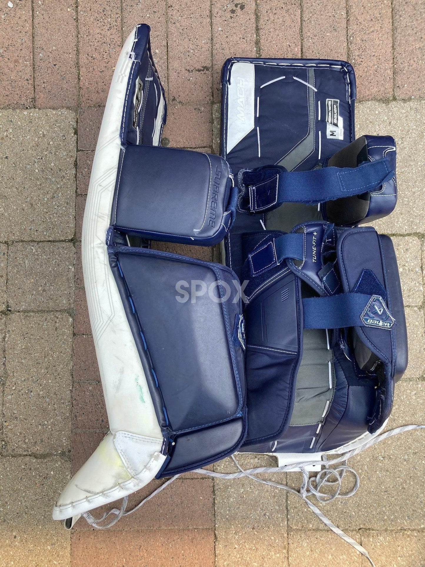 Bauer Supreme Mach Goalie Leg Pads | Senior 34" | Game-Ready Elite Performance