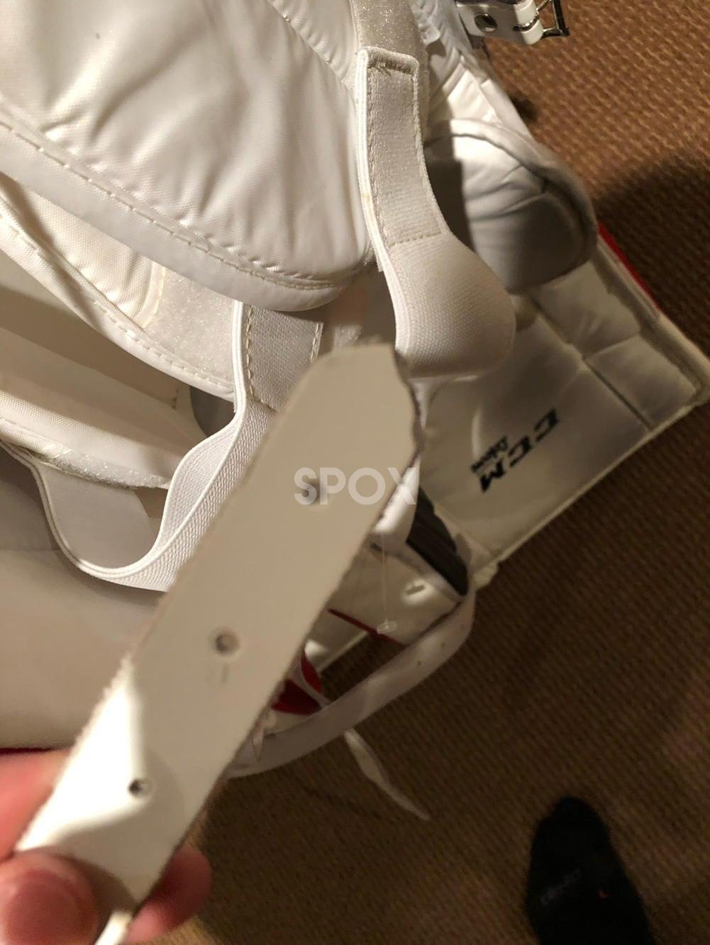 CCM Berube Pro Return Pro 3 Goalie Leg Pads – 34+2 | Senior Pro Stock