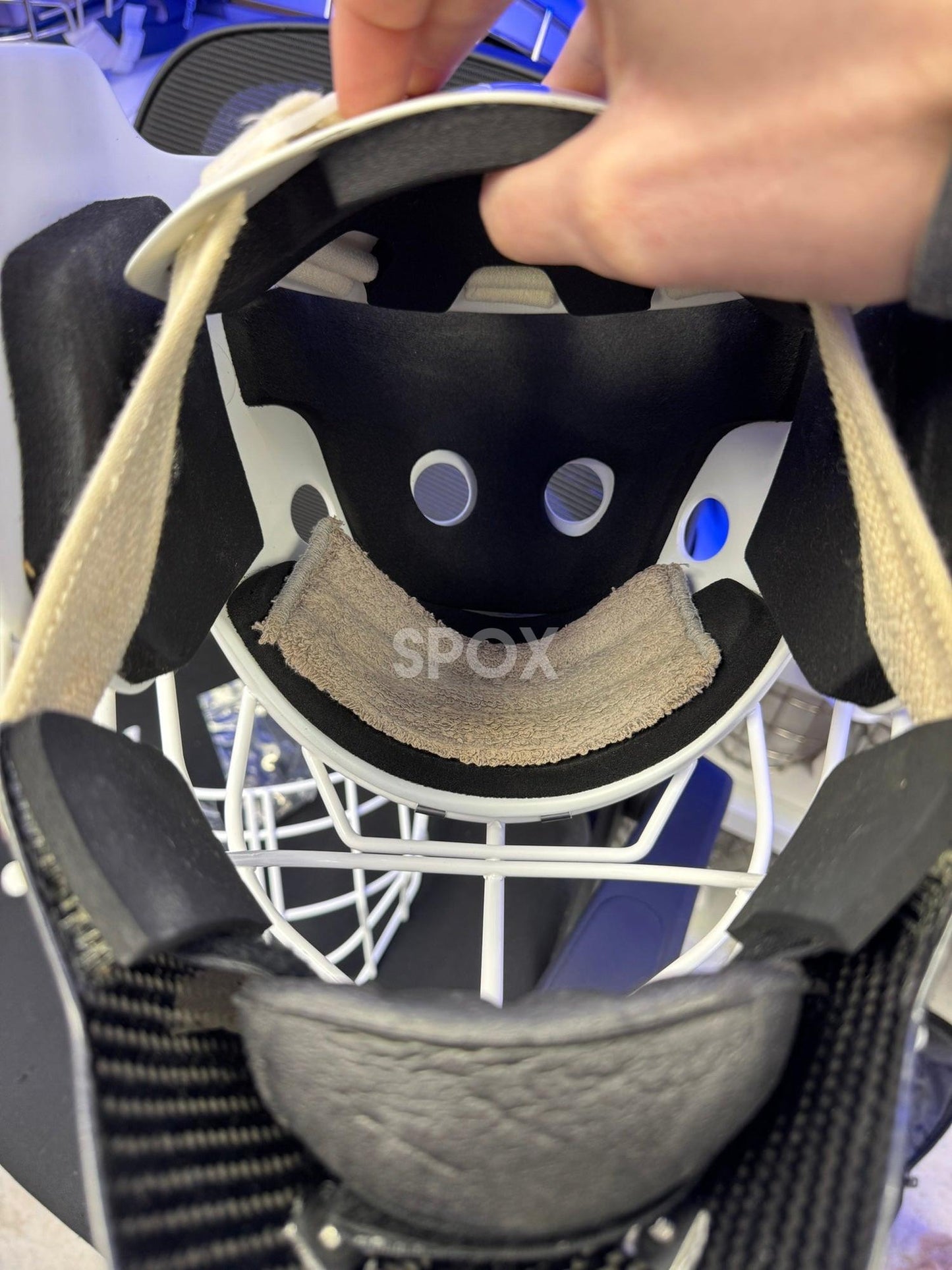 Coveted 2 Piece Goalie Mask Combo 🏒🥅 – Extra Cage, Bag & Hardware Kit Included!