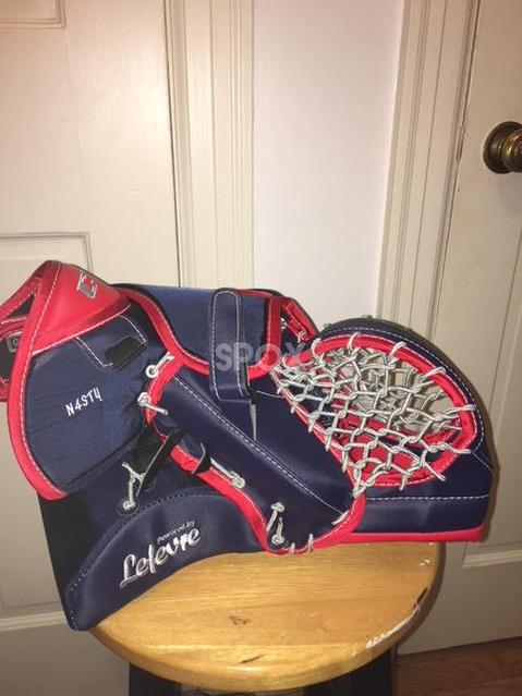 NEW CCM Extreme Flex III CUSTOM Goalie Set – Senior 35”+1 | Navy/Red/Silver