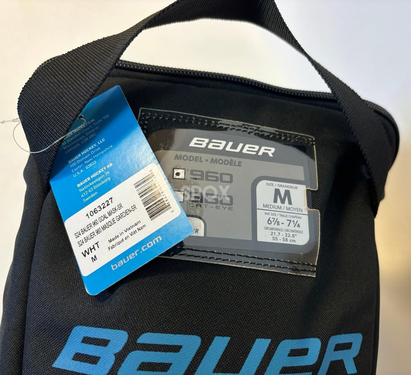 Bauer 960 Goalie Mask – Pro Stock, Brand New!