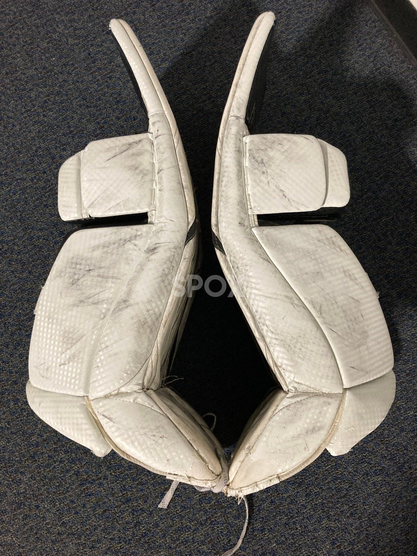 White Senior Brian's OPTiK 2 Goalie Leg Pads – 35" +1 | Game-Ready!