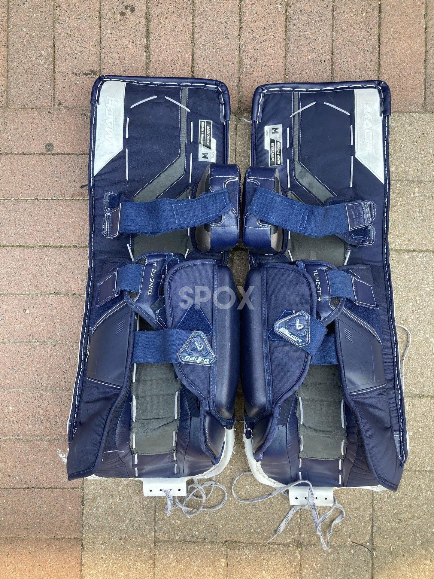 Bauer Supreme Mach Goalie Leg Pads | Senior 34" | Game-Ready Elite Performance