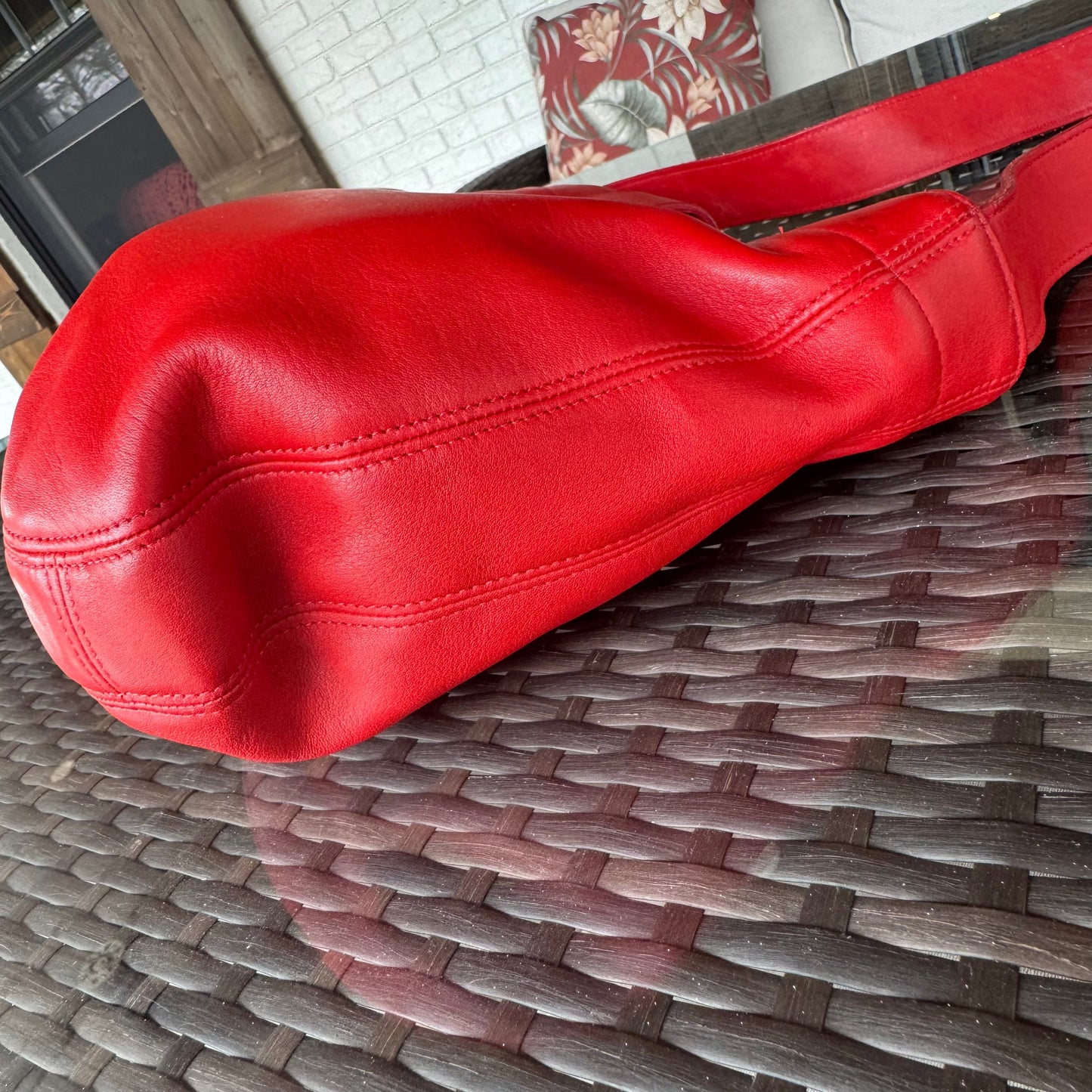 Vintage Coach Soho Red Eldridge Hobo 4166🍒❤️‍🔥