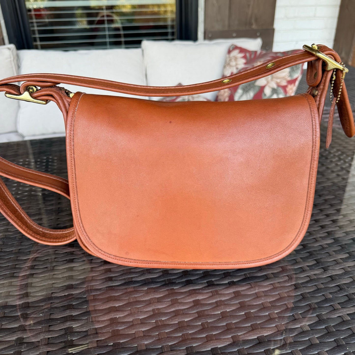Vintage Coach British Tan Patricas Legacy 9951🍂✨