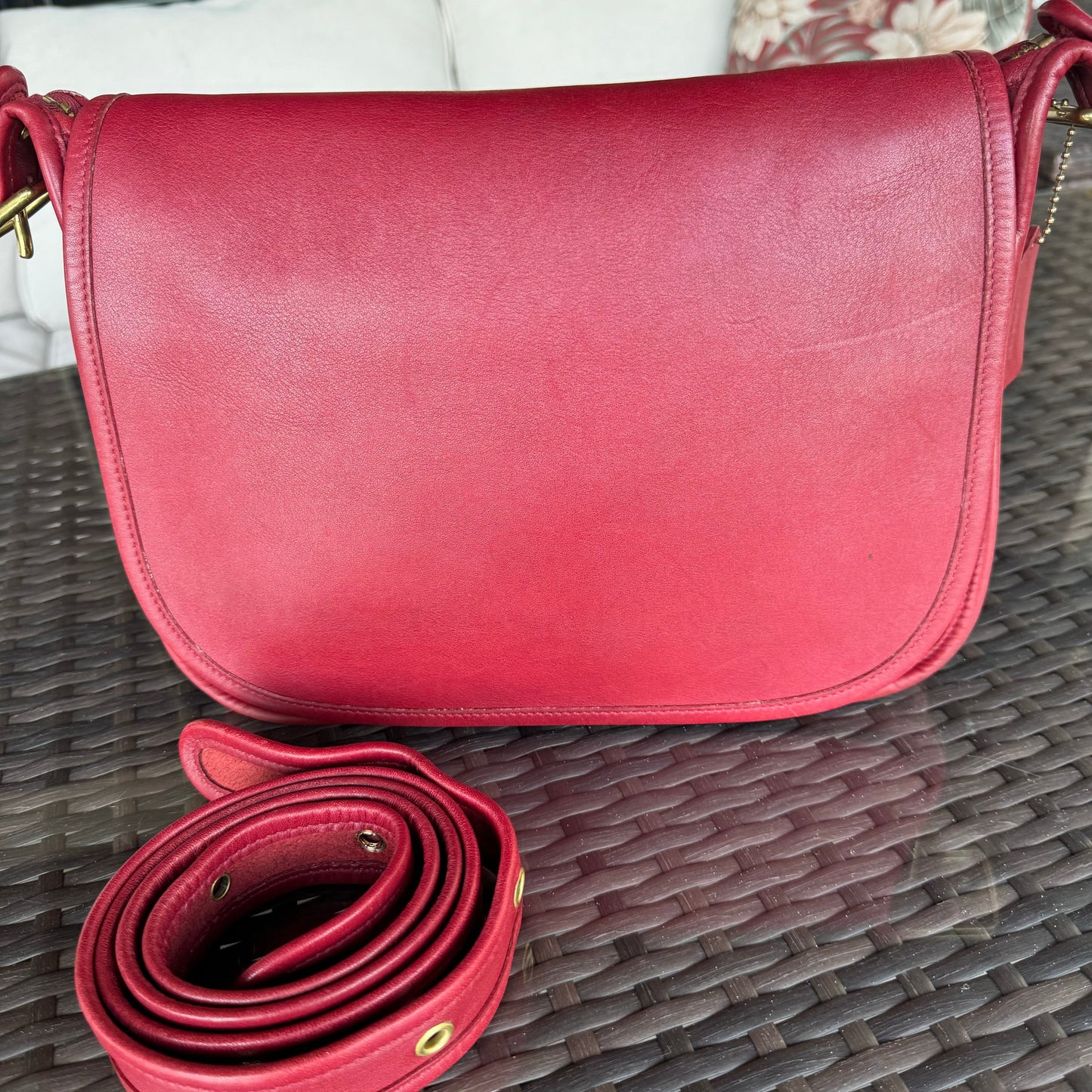 Vintage Coach Red Patricias Legacy 9951🍒❤️‍🔥