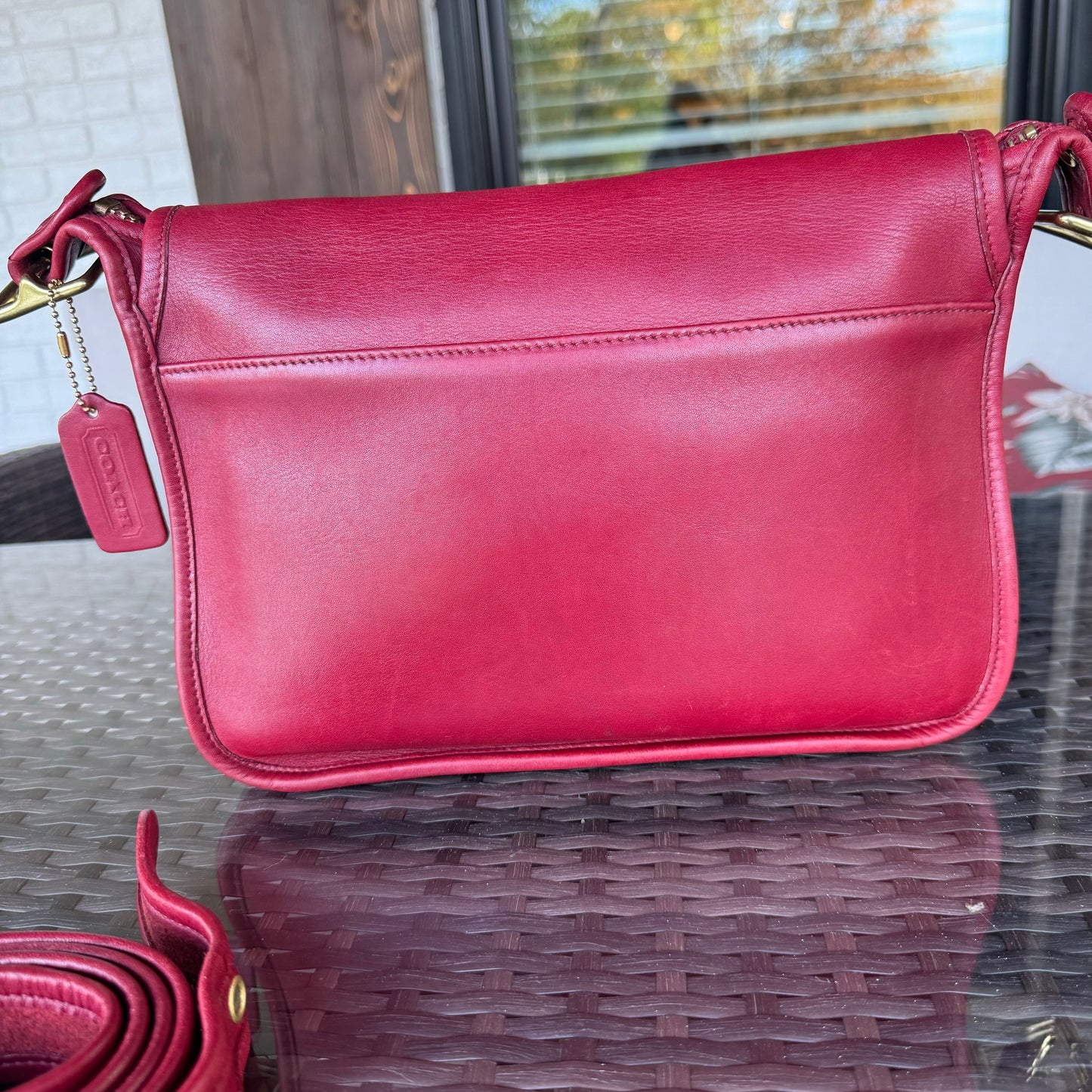 Vintage Coach Red Patricias Legacy 9951🍒❤️‍🔥