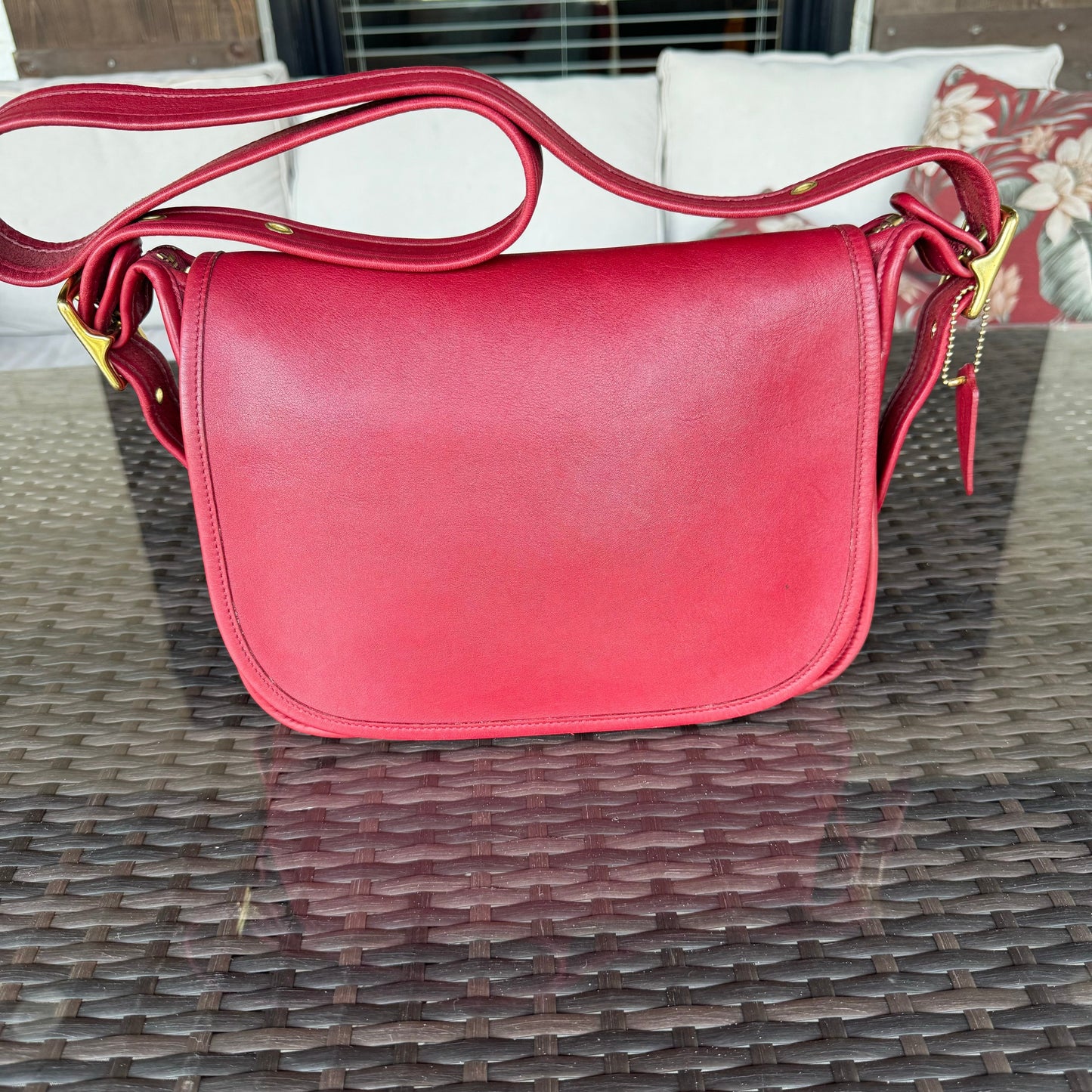 Vintage Coach Red Patricias Legacy 9951🍒❤️‍🔥