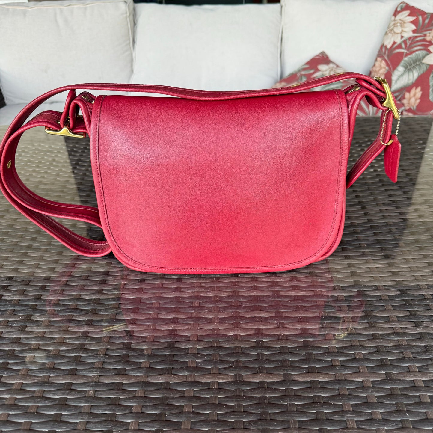 Vintage Coach Red Patricias Legacy 9951🍒❤️‍🔥