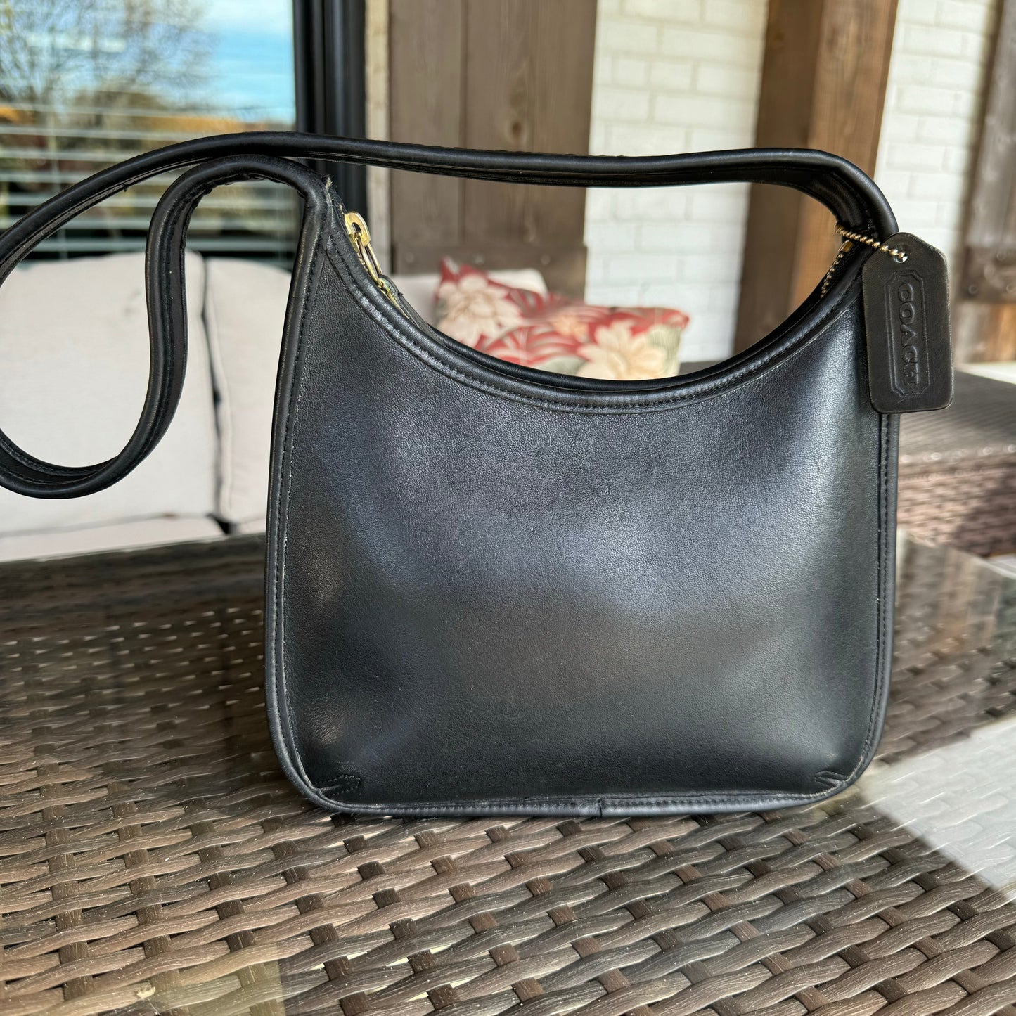 Vintage Coach Black 9020 Mini Ergo Zip🤎🌆