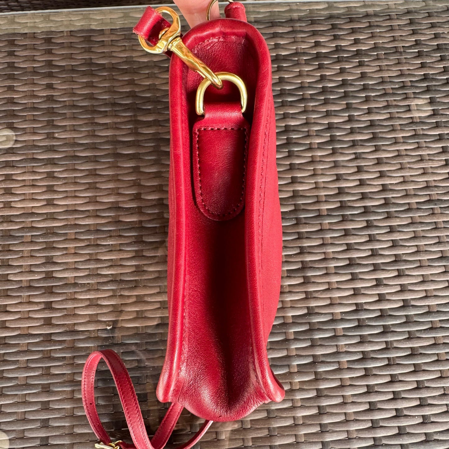 Vintage Coach Red Basic Bag 9455🍎🔥